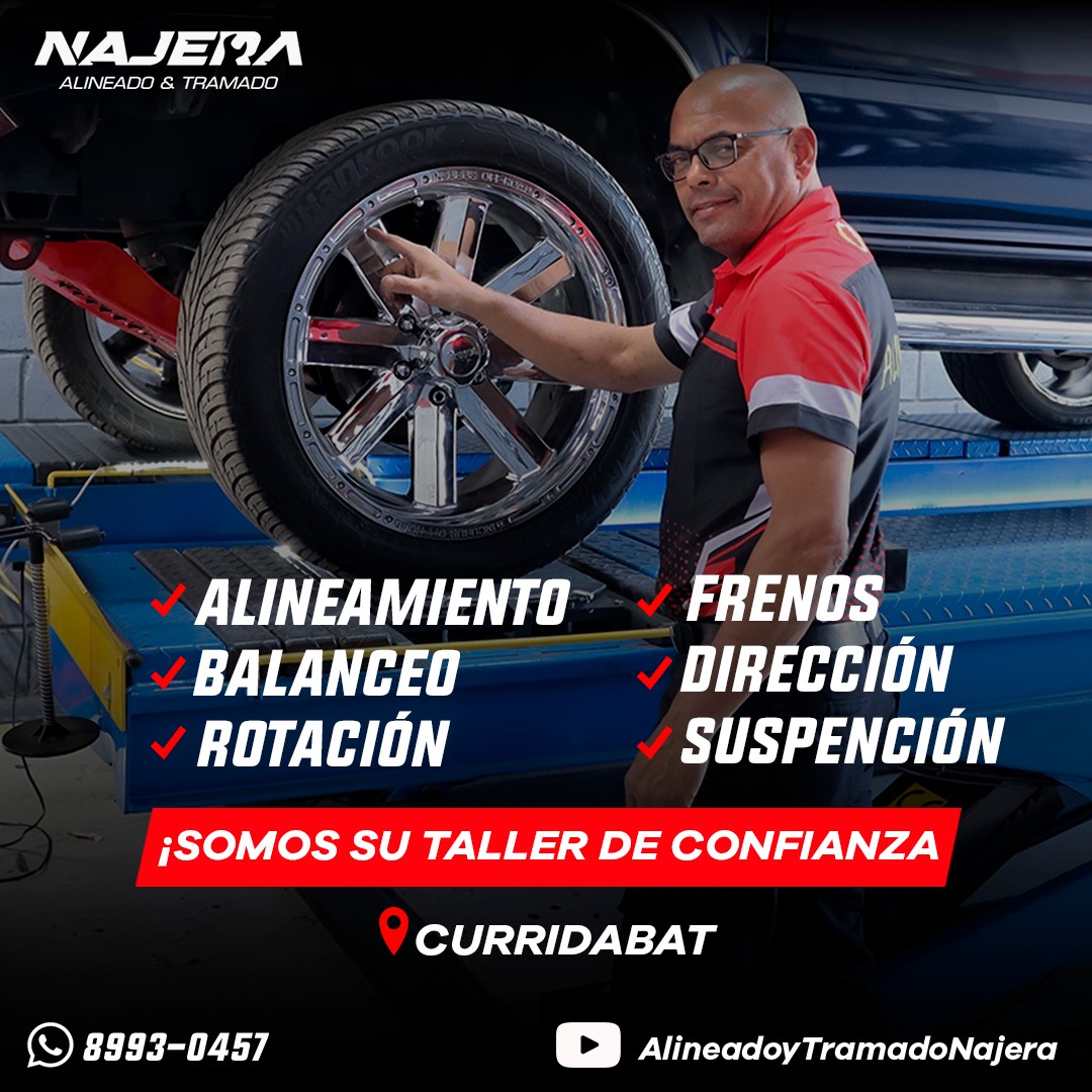 Corrección de Camber (Inclinación de la Llanta) con Alineado y Tramado Najera