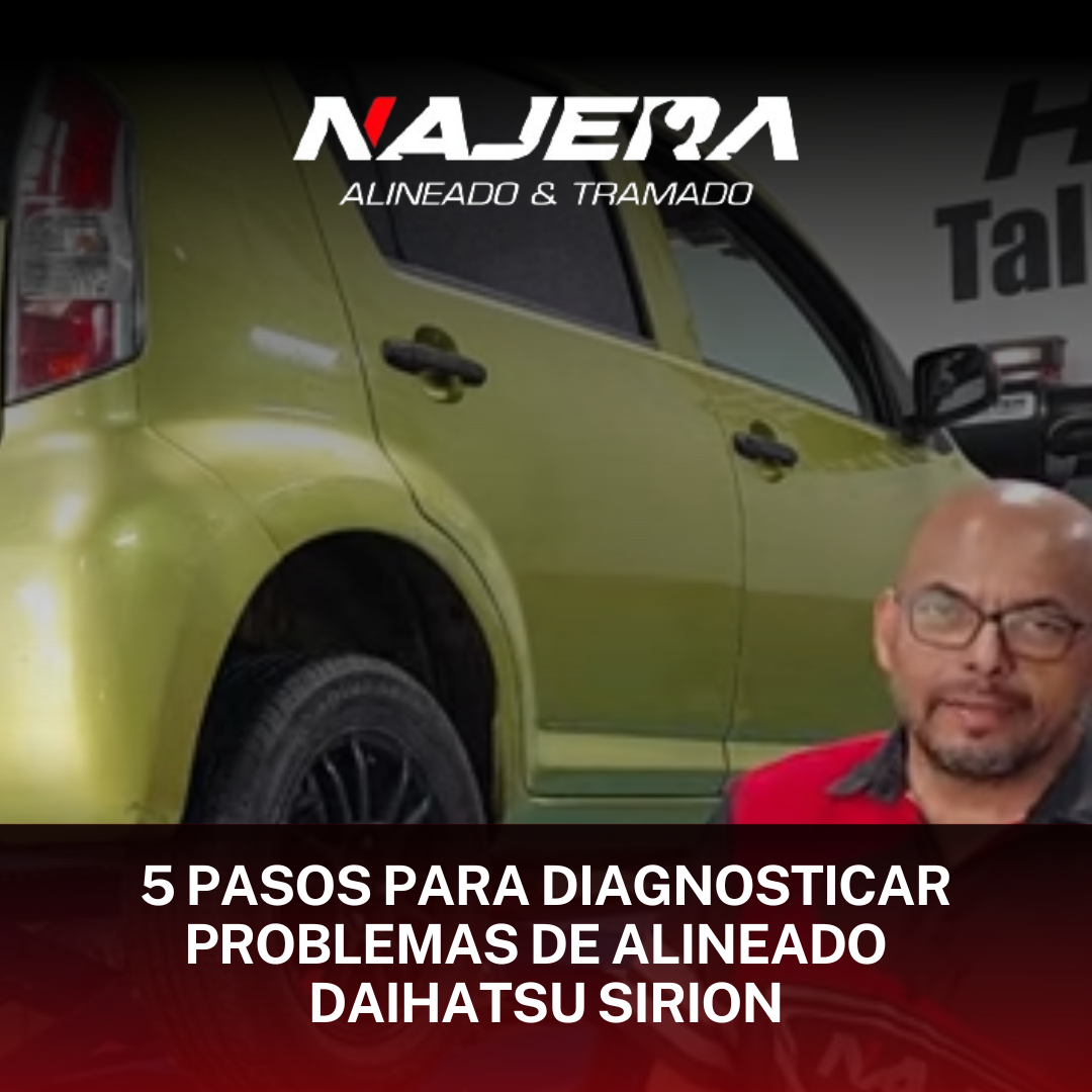 el Daihatsu Sirion está sujeto a problemas de alineado y tramado que pueden afectar su rendimiento y seguridad en la carretera.