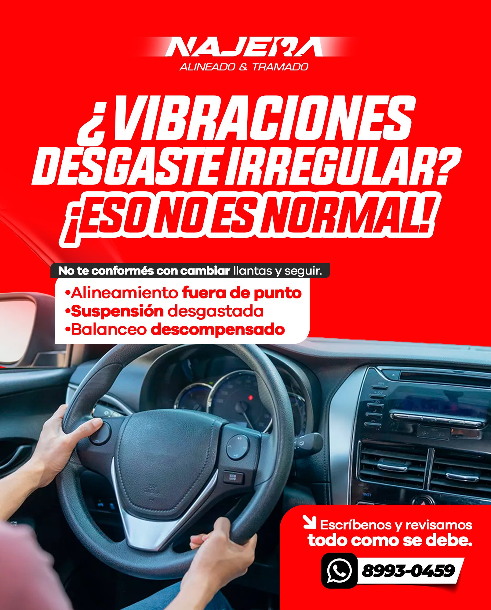 Un cliente llegó preocupado por un ruido extraño y salió tranquilo1