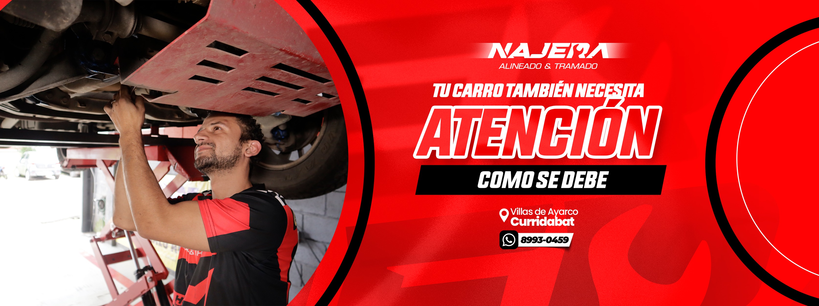 Tu carro se va para un lado