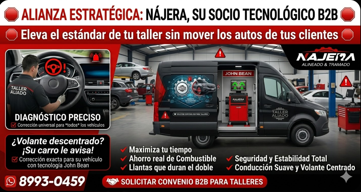 Alineado y Tramado Nájera, el Socio Tecnológico que su Taller Necesita