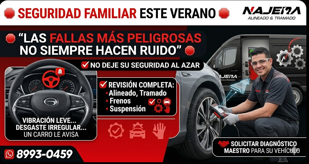 Las fallas más peligrosas no siempre hacen ruido Guía de supervivencia vial