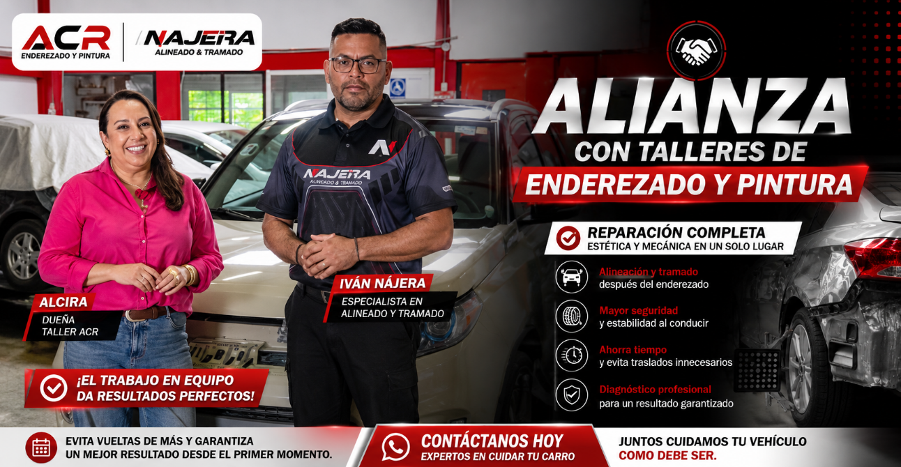Alianza con talleres de enderezado y pintura