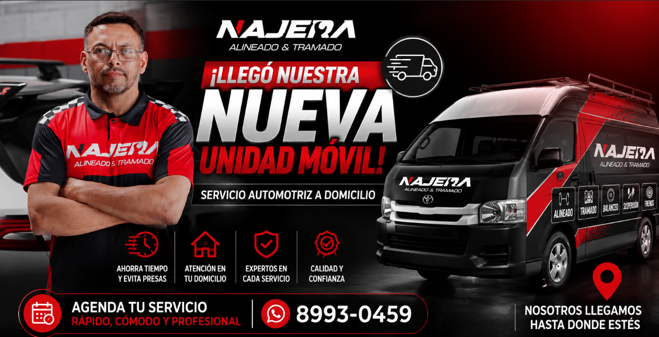 Llegó nuestra nueva Unidad Móvil! Servicio automotriz