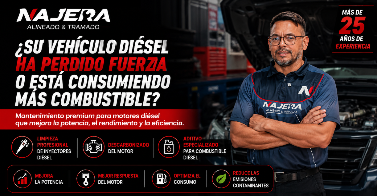 Alineado Najera Optimizar el consumo de combustible Diesel